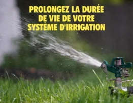 Winterizing an irrigation system to extend its lifespan