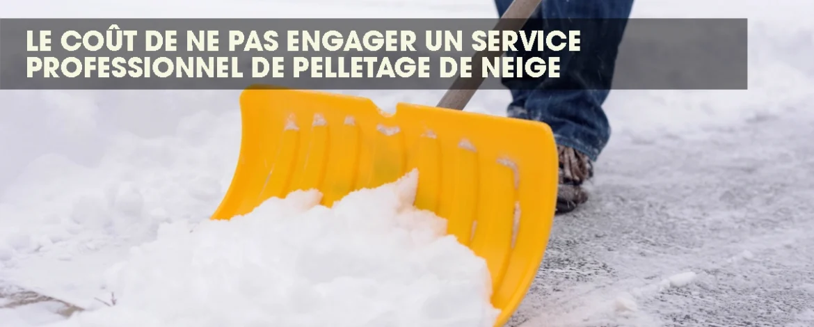 Person’s feet and shovel removing snow from a driveway